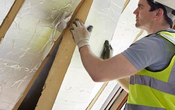 Bale loft insulation